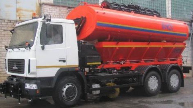 КОМБИНИРОВАННАЯ ДОРОЖНАЯ МАШИНА MA3–6912С3-310, фото 1 – Автек
