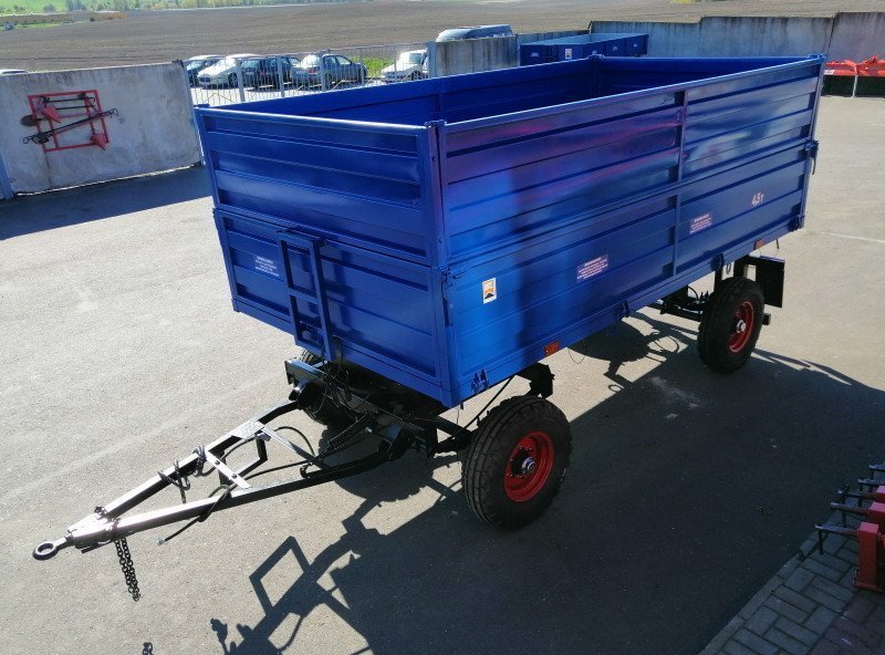 ПРИЦЕП ТРАКТОРНЫЙ 2ПТС-4,5 (ЦЕЛЬНОМЕТАЛЛИЧЕСКИЕ НАДСТАВНЫЕ БОРТЫ), фото 1 – Автек