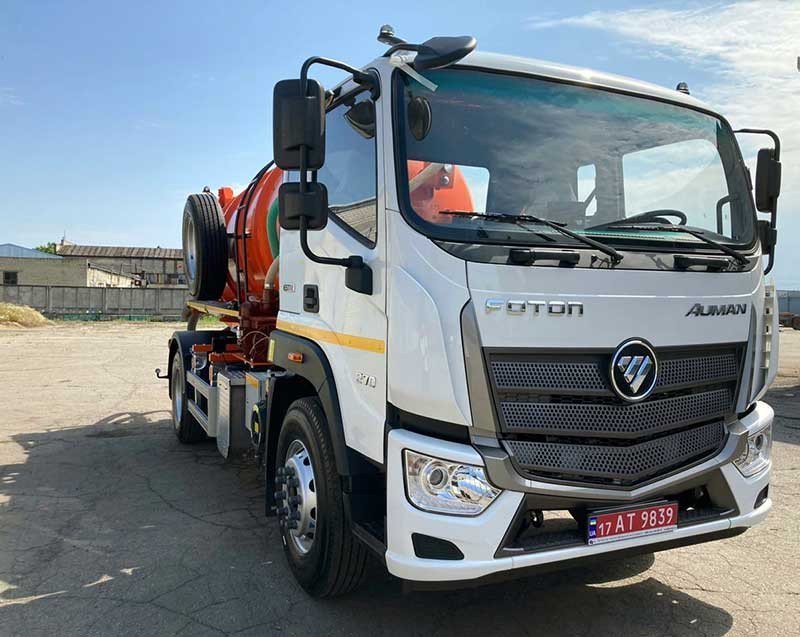 Вакуумна машина 10 куб. на шасі FOTON AUMAN BJ 1186, фото 3 – Автек