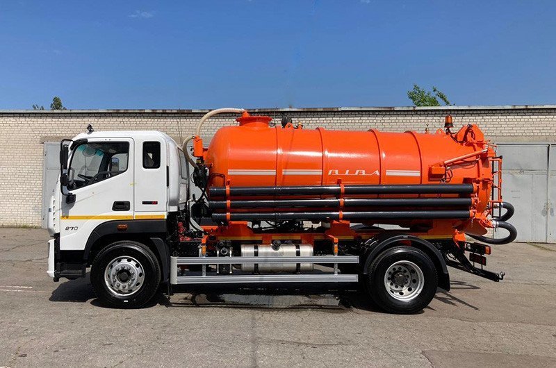 Вакуумна машина 10 куб. на шасі FOTON AUMAN BJ 1186, фото 8 – Автек