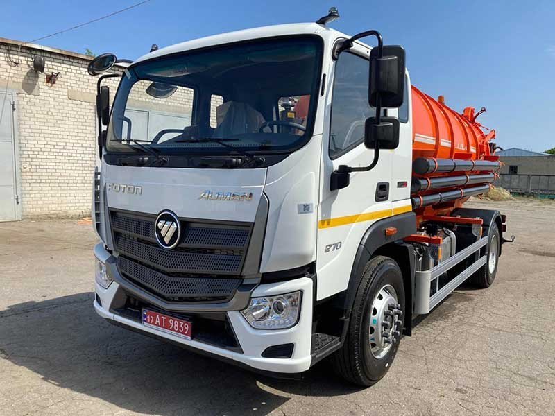 Вакуумна машина 10 куб. на шасі FOTON AUMAN BJ 1186, фото 6 – Автек