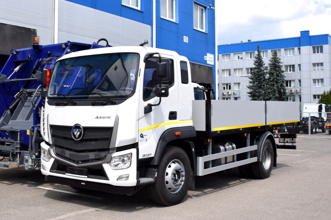 Бортовой тентованный автомобиль на шасси FOTON AUMARK BJ 1108, фото 3 – Автек