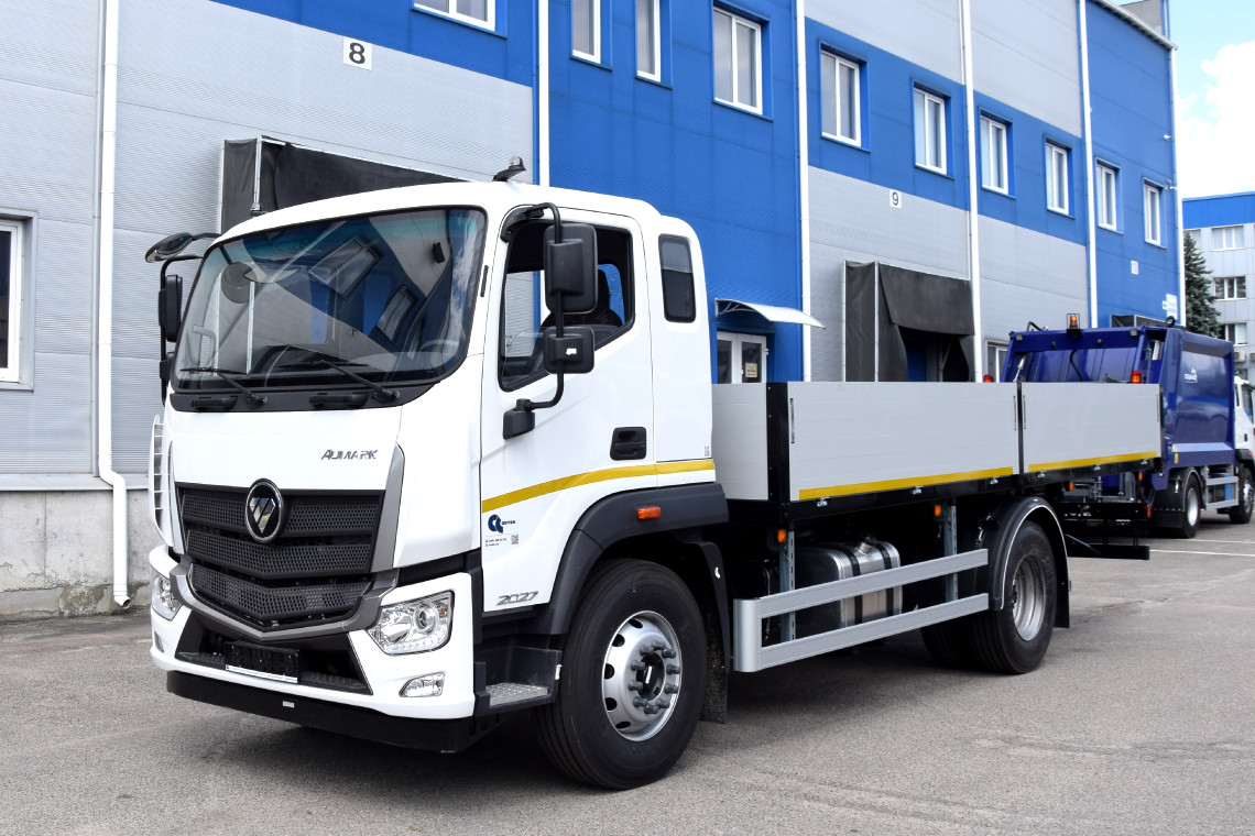 Бортовой тентованный автомобиль на шасси FOTON AUMARK BJ 1108, фото 8 – Автек