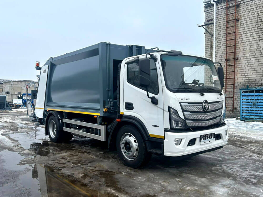 Мусоровоз задней загрузки 12 куб.м на шасси FOTON AUMAN BJ 1148, фото 1 – Автек