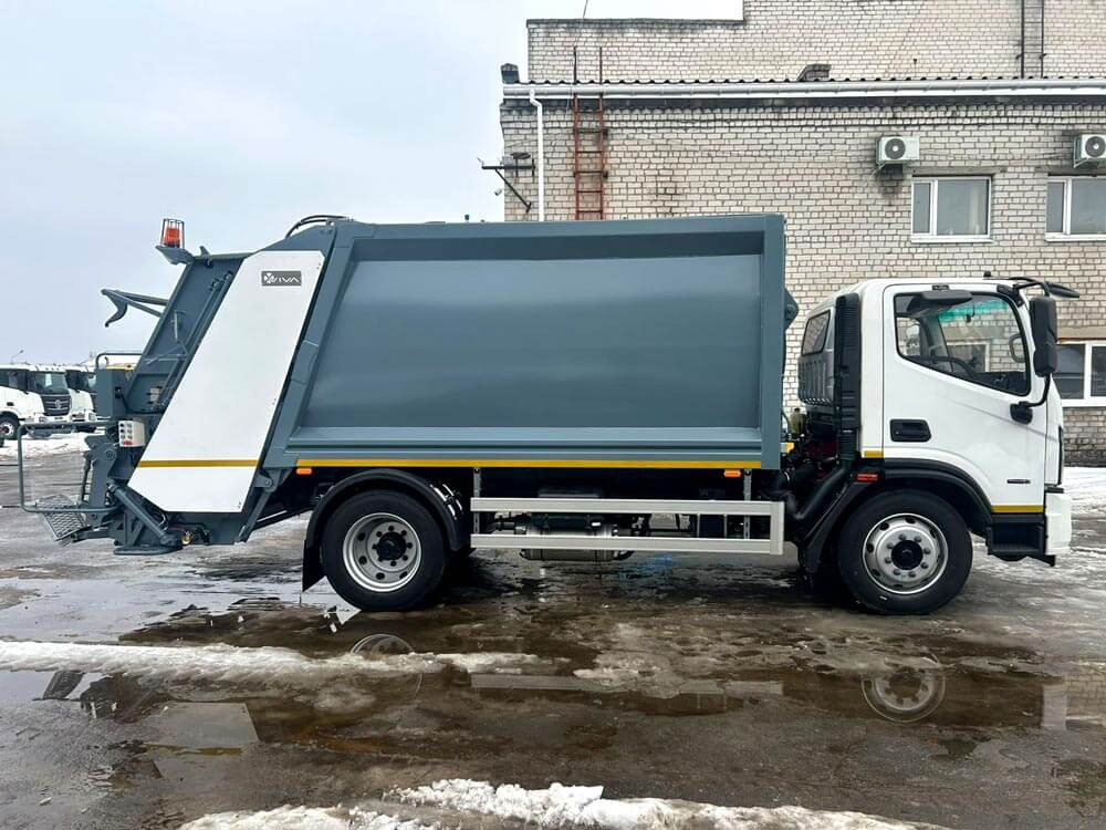 Мусоровоз задней загрузки 12 куб.м на шасси FOTON AUMAN BJ 1148, фото 4 – Автек