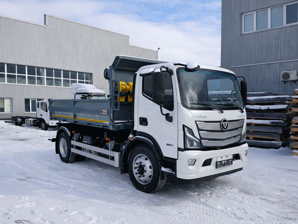 Самосвал 3-сторонней разгрузки 5 куб. м на шасси FOTON AUMAN BJ 1148, фото 5 – Автек