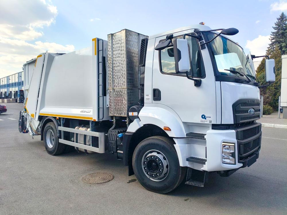 Сміттєвоз FORD TRUCKS 1833 DC (+мийка контейнерів HIDRO-MAK, 13 м3), фото 4 – Автек