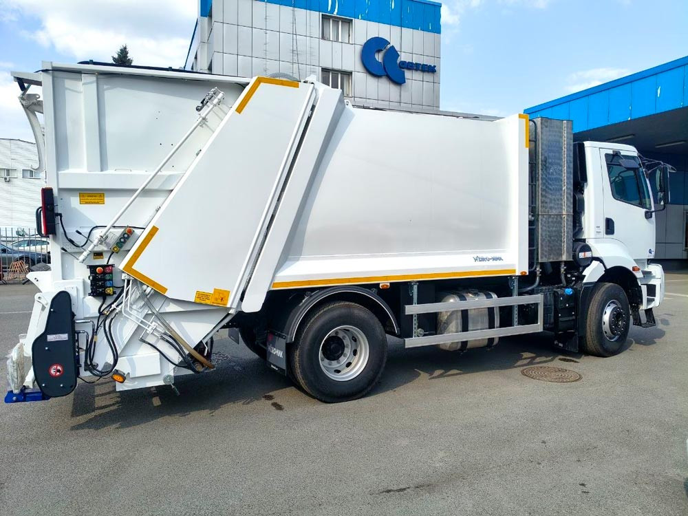 Сміттєвоз FORD TRUCKS 1833 DC (+мийка контейнерів HIDRO-MAK, 13 м3), фото 2 – Автек