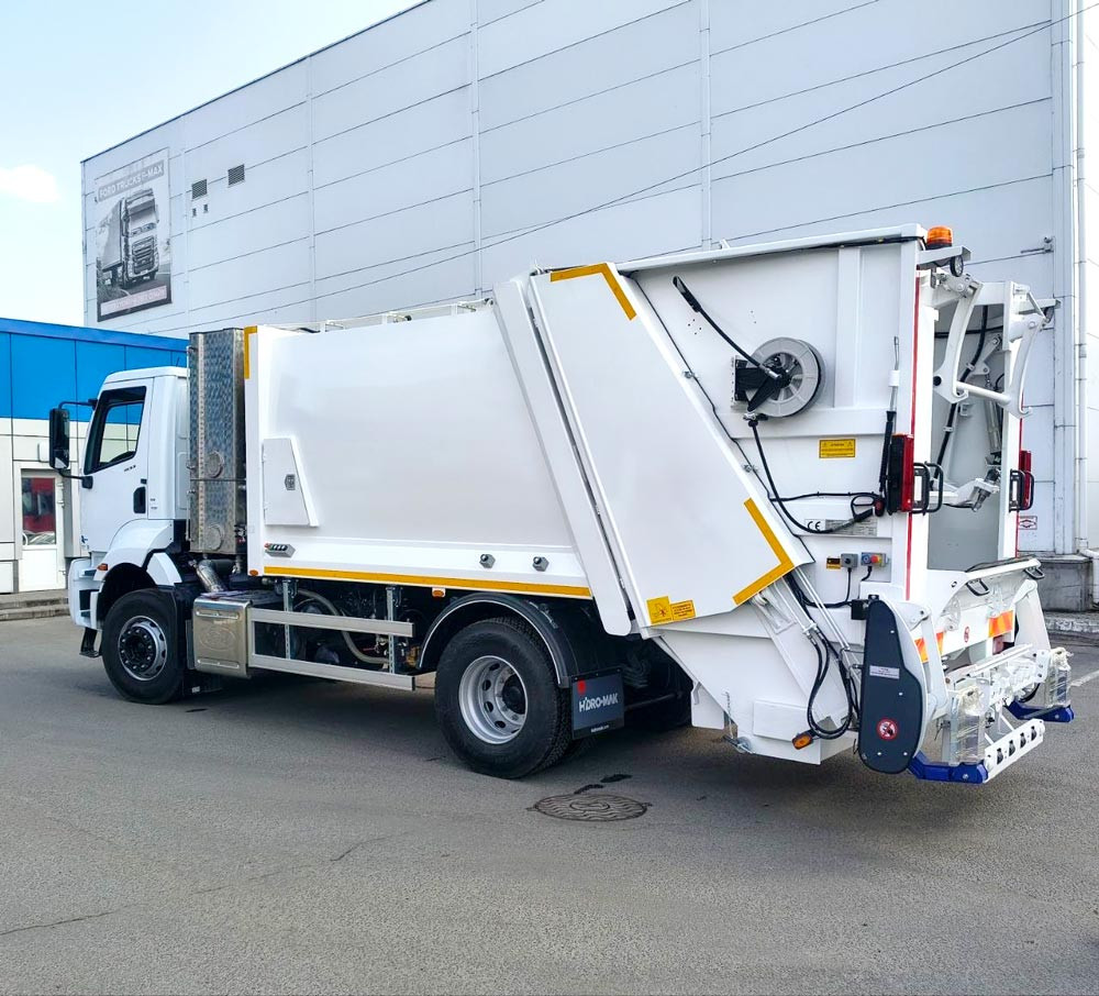 Сміттєвоз FORD TRUCKS 1833 DC (+мийка контейнерів HIDRO-MAK, 13 м3), фото 3 – Автек