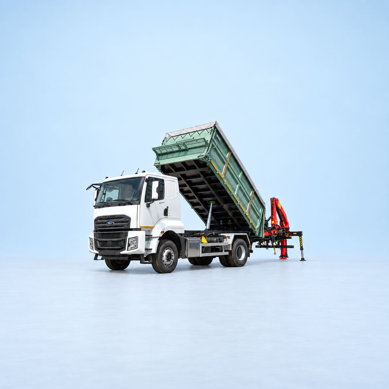 ЗЕРНОВОЗ FORD TRUCKS 3542D (СЕЛЬСКОХОЗЯЙСТВЕННЫЙ) GVW 30т., фото 3 – Автек