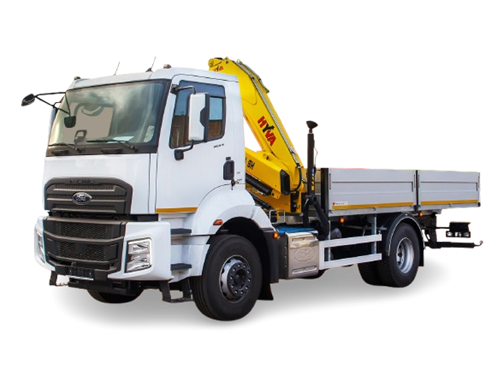 Бортовий автомобіль із краном-маніпулятором на шасі Ford Trucks 1833