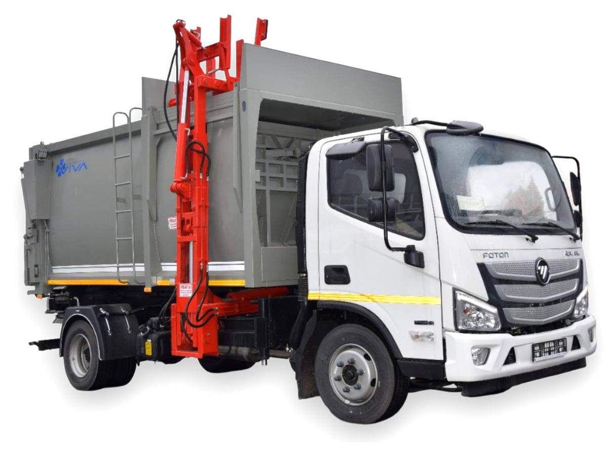 Сміттєвоз бокового завантаження 12 куб.м на шасі Foton Aumark BJ 1108