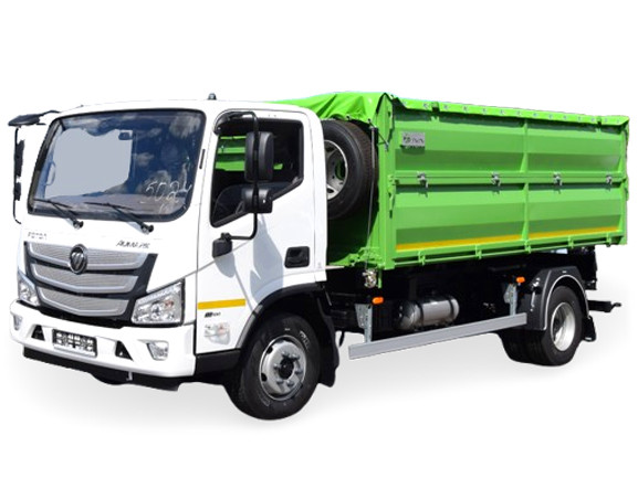 Самосвал зерновоз на шасси FOTON AUMARK BJ 1088 GVW 8.5 т