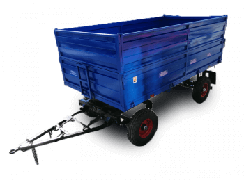 ПРИЦЕП 2ПТС-4,5 (ЦЕЛЬНОМЕТАЛЛИЧЕСКИЕ НАДСТАВНЫЕ БОРТЫ)