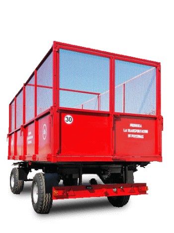 ПРИЦЕП ТРАКТОРНЫЙ 2ПТС-6,5 (НАДСТАВНЫЕ СЕТЧАТЫЕ БОРТА)