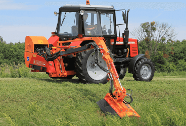Манипуляторная задняя косилка RASCO FLEXIMA 5000 с насадкой для скашивания TORNADO 1300S