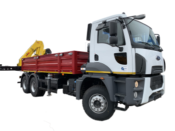 Бортовой автомобиль с краном-манипулятором на шасси Ford Trucks 3542