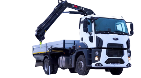 Бортовой автомобиль с краном-манипулятором на шасси Ford Trucks 1833