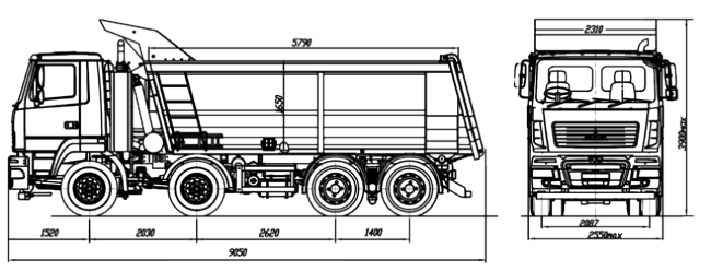 МАЗ-6516С9-520-000, фото схемы 1 – Автек