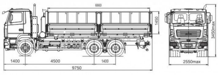 МАЗ-6501C5 (АВТОПОЇЗД АС-1422 + ПРИЧІП ПС-1424), фото схемы 1 – Автек